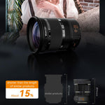 Obiettivo zoom standard YONGNUO YN12-35mm F2.8-4M con attacco M4/3 e funzione macro., YN12-35mm F2.8-4M