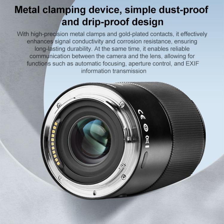 Obiettivo YONGNUO YN50mm F1.8Z DF DSM Full Frame Auto Focus Standard Prime per fotocamere mirrorless Nikon con attacco Z, YN50mm F1.8Z Full Frame