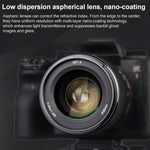 Obiettivo YONGNUO YN50mm F1.8S DF DSM Full Frame Auto Focus Standard Prime per fotocamere mirrorless Sony con attacco E, YN50mm F1.8S Full Frame