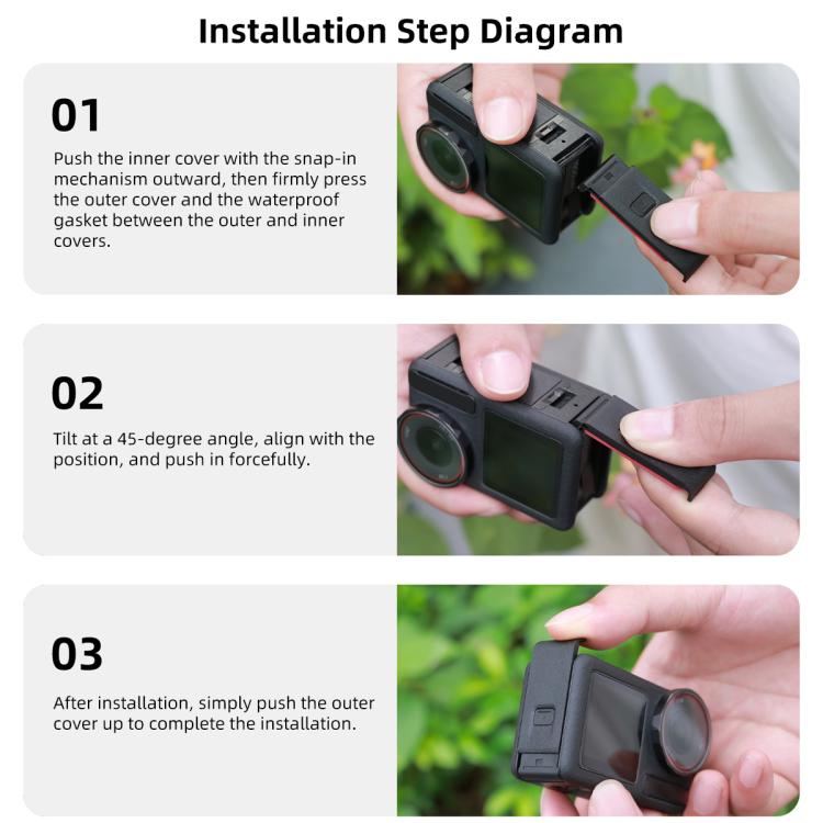 Coperchio laterale della batteria per DJI Osmo Action 5 Pro, For DJI Osmo Action 5 Pro
