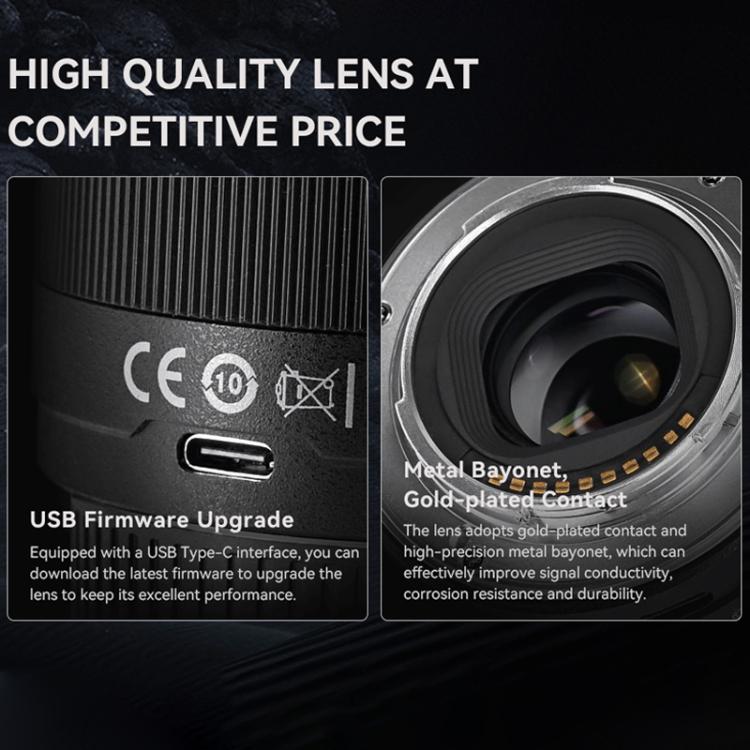 Obiettivo a focale fissa standard YONGNUO YN50mm F1.8X DA DSM per fotocamere mirrorless con attacco FUJIFILM X-mount su sensore APS-C., YN50mm F1.8X DA DSM