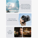 Obiettivo YONGNUO YN35mm F1.8Z DA DSM WL per sensori APS-C con attacco Nikon Z., YN35mm F1.8Z DA DSM WL