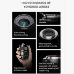 Obiettivo YONGNUO YN23mm F1.4S DA DSM WL Pro per sensori APS-C con telecomando, compatibile con fotocamere Sony con attacco E., YN23mm F1.4S DA DSM WL Pro