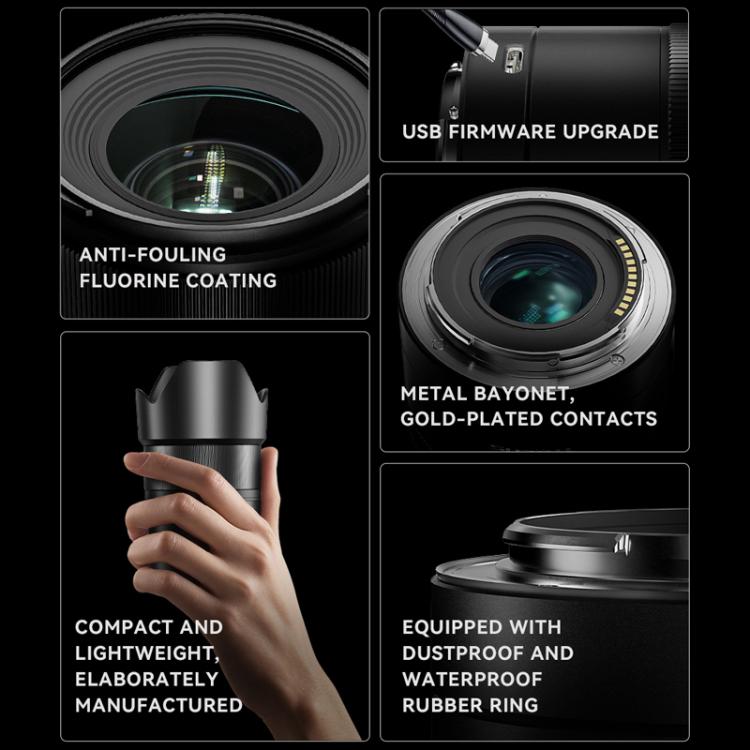 Obiettivo YONGNUO YN33mm F1.4Z DA DSM WL Pro per sensori APS-C con telecomando per attacco Nikon Z., YN33mm F1.4Z DA DSM WL Pro