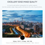 Obiettivo YONGNUO YN33mm F1.4S DA DSM WL Pro per sensori APS-C con telecomando, compatibile con attacco Sony E., YN33mm F1.4S DA DSM WL Pro