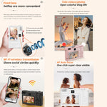 Fotocamera digitale SLR 5K UHD con schermo 3 pollici