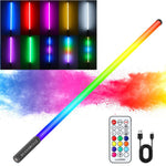 LUXCeO Mood1 Pro 90cm RGB Colorful Atmosphere Rhythm LED Stick Handheld Video Photo Fill Light, No Treppied, 90cm
