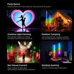 LUXCeO Mood1 Pro 90cm RGB Colorful Atmosphere Rhythm LED Stick Handheld Video Photo Fill Light, No Treppied, 90cm