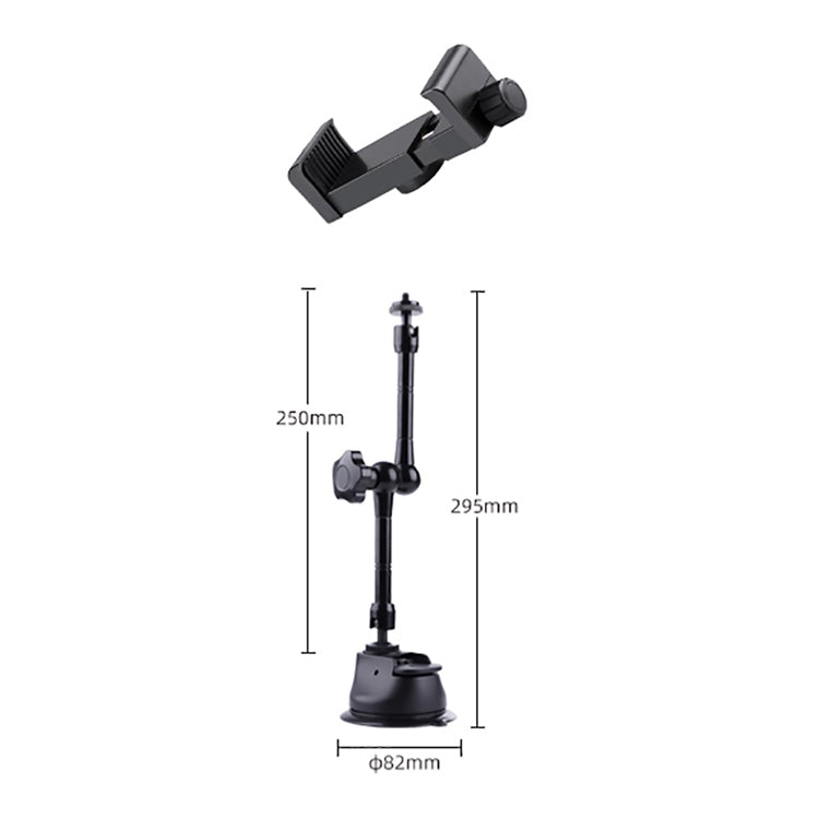 Supporto per morsetto per telefono con braccio magico ad attrito articolato a ventosa singola, Single Suction Cup Magic Arm