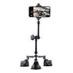 Supporto per morsetto per telefono con braccio magico ad attrito articolato con ventosa a tre gambe, Tri-leg Suction Cup Magic Arm