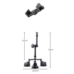 Supporto per morsetto per telefono con braccio magico ad attrito articolato con ventosa a tre gambe, Tri-leg Suction Cup Magic Arm
