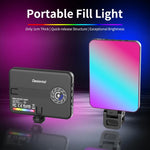 Luce video LED tascabile Desiontal iReal-X3 Slim RGB Fill Light 2500K-9000K, iReal-X3