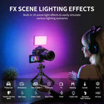 Luce video LED tascabile Desiontal iReal-X3 Slim RGB Fill Light 2500K-9000K, iReal-X3