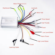 Controller per veicoli elettrici 36V-48V 350W, 36V-48V 350W