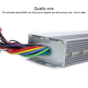 Controller per veicoli elettrici a tre ruote a due ruote intelligente senza spazzole a 12 tubi da 48 V 500 W, 500W
