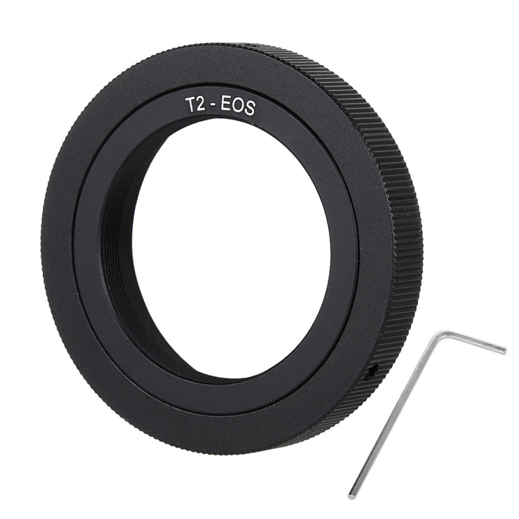 Anello gradino adattatore in metallo con attacco T2-EOS T2 per obiettivo con filettatura T2, T2-EOS