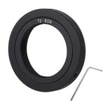 Anello gradino adattatore in metallo con attacco T2-EOS T2 per obiettivo con filettatura T2, T2-EOS