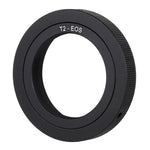 Anello gradino adattatore in metallo con attacco T2-EOS T2 per obiettivo con filettatura T2, T2-EOS