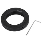 Anello gradino adattatore in metallo con attacco T2-EOS T2 per obiettivo con filettatura T2, T2-EOS