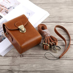 Custodia in pelle PU con chiusura a fibbia per fotocamera per tutto il corpo con tracolla e tracolla per Canon G7X II / G9X Mark II, Sony RX100 / M2, For G7X II, For RX100
