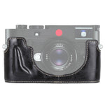 Base mezza custodia per fotocamera in pelle PU con filettatura da 1/4 di pollice per Leica M10, For Leica M10