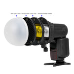 TRIOPO TR-08 Kit Softbox Flash Speedlite a nido d'ape con fissaggio magnetico con 4 filtri colorati magnetici, TR-08