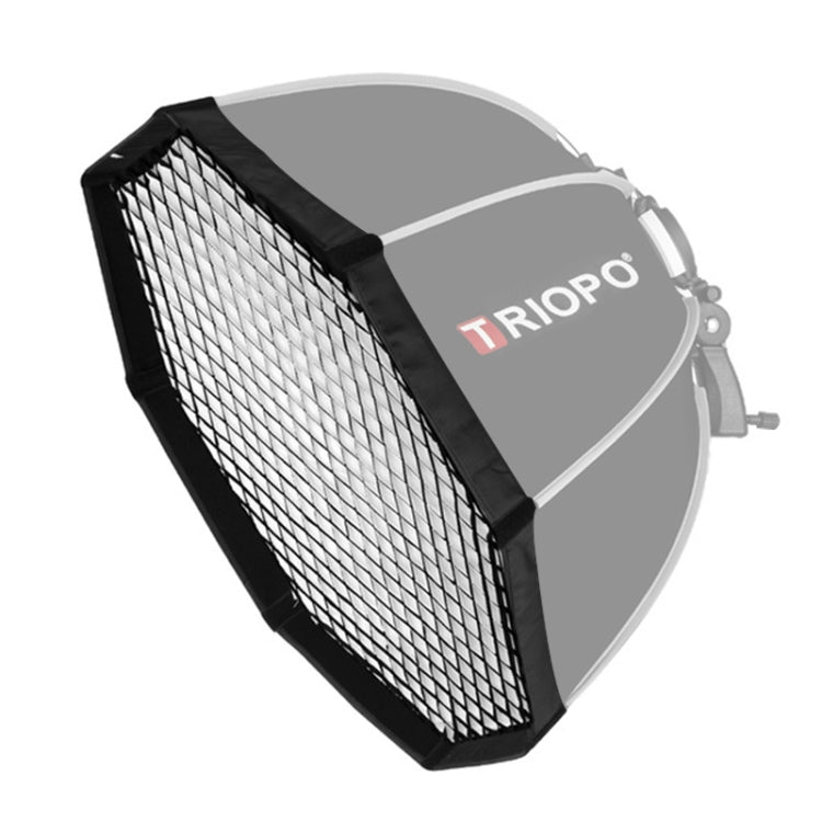 TRIOPO S120 Diametro 120 cm Griglia a nido d'ape Ottagonale Softbox Riflettore Diffusore per Studio Speedlite Flash Softbox, Diameter 120cm