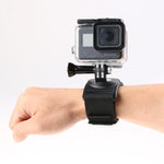 GP278 Cinghie per gambe, polsi e polsi 3 in 1 Supporto con rotazione di 360 gradi per GoPro Hero11 Black / HERO10 Black / HERO9 Black / HERO8 Black / HERO7 /6 /5 /5 Session /4 Session /4 /3+ /3 /2 /1, Insta360 ONE R, DJI Osmo Action e altre action came...