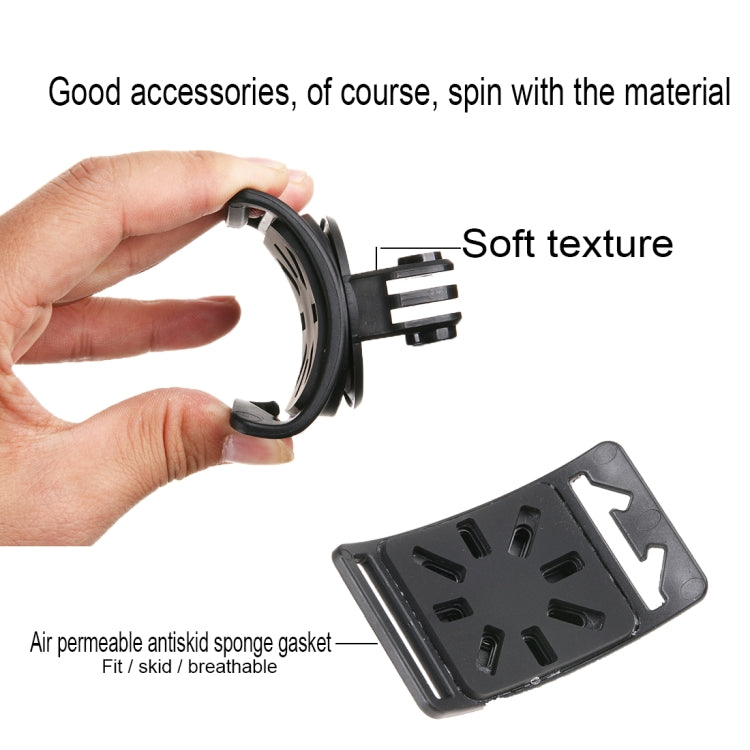 GP278 Cinghie per gambe, polsi e polsi 3 in 1 Supporto con rotazione di 360 gradi per GoPro Hero11 Black / HERO10 Black / HERO9 Black / HERO8 Black / HERO7 /6 /5 /5 Session /4 Session /4 /3+ /3 /2 /1, Insta360 ONE R, DJI Osmo Action e altre action came...
