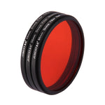 Filtro per obiettivo subacqueo giallo + rosso + viola da 58 mm per GoPro HERO7 Nero/6/5, 58mm 3-color Diving Lens