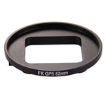 Filtro per lenti UV a cerchio rotondo 3 in 1 da 52 mm con cappuccio per GoPro HERO7 Nero/6/5, 52mm UV Lens
