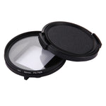 Filtro per lenti UV a cerchio rotondo 3 in 1 da 52 mm con cappuccio per GoPro HERO7 Nero/6/5, 52mm UV Lens