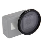 Filtro per lenti UV a cerchio rotondo 3 in 1 da 52 mm con cappuccio per GoPro HERO7 Nero/6/5, 52mm UV Lens
