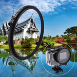 Filtro per lenti UV a cerchio rotondo 3 in 1 da 58 mm con cappuccio per GoPro HERO7 Nero/6/5, 58mm UV Lens