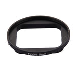 Filtro per lenti UV a cerchio rotondo 3 in 1 da 58 mm con cappuccio per GoPro HERO7 Nero/6/5, 58mm UV Lens