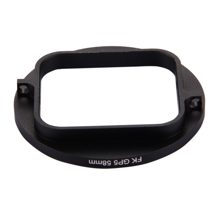 Filtro per lenti UV a cerchio rotondo 3 in 1 da 58 mm con cappuccio per GoPro HERO7 Nero/6/5, 58mm UV Lens