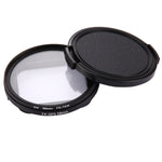Filtro per lenti UV a cerchio rotondo 3 in 1 da 58 mm con cappuccio per GoPro HERO7 Nero/6/5, 58mm UV Lens