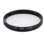 Filtro per obiettivo CPL circolare rotondo 3 in 1 da 52 mm con cappuccio per GoPro HERO7 Nero/6/5, 52mm CPL Lens