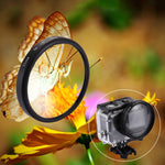 Filtro per obiettivo ravvicinato 10X 2 in 1 da 58 mm per GoPro HERO7 Nero/6/5, 58mm Close-Up Lens