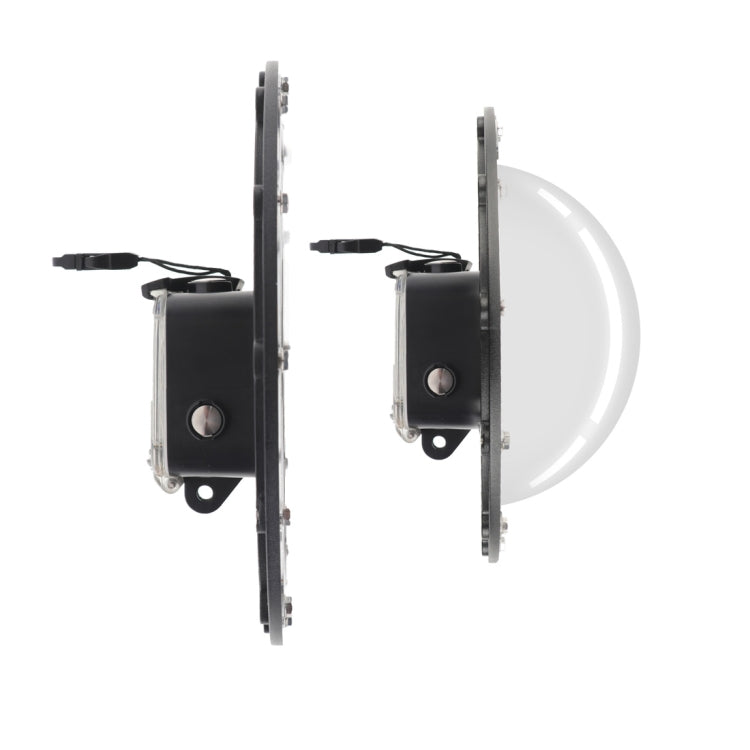 Grilletto dell'otturatore + Coperchio trasparente della lente della porta a cupola + Impugnatura galleggiante Bastone di galleggiamento per immersione con cinturino regolabile anti-smarrimento, vite e chiave per GoPro HERO7 /6 /5                       ...