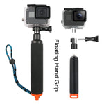 Grilletto dell'otturatore + Coperchio trasparente della lente della porta a cupola + Impugnatura galleggiante Bastone di galleggiamento per immersione con cinturino regolabile anti-smarrimento, vite e chiave per GoPro HERO7 /6 /5                       ...