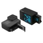 Caricabatterie doppio per batterie con cavo USB-C/Type-C per GoPro HERO6 /5, Charger with TYPE-C Cable