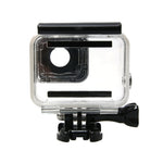 Per GoPro HERO6 /5 Custodia protettiva impermeabile + copertura posteriore cava con fibbia di montaggio di base e vite, Waterproof Housing