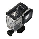 Per GoPro HERO6 /5 Custodia protettiva impermeabile + copertura posteriore cava con fibbia di montaggio di base e vite, Waterproof Housing
