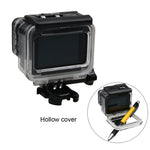 Per GoPro HERO6 /5 Custodia protettiva impermeabile + copertura posteriore cava con fibbia di montaggio di base e vite, Waterproof Housing
