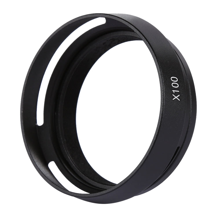 Paraluce in metallo ventilato da 49 mm per Fujifilm X100, LA-49 X100 (Black), LA-49 X100 (Silver)