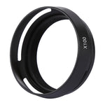 Paraluce in metallo ventilato da 49 mm per Fujifilm X100, LA-49 X100 (Black), LA-49 X100 (Silver)