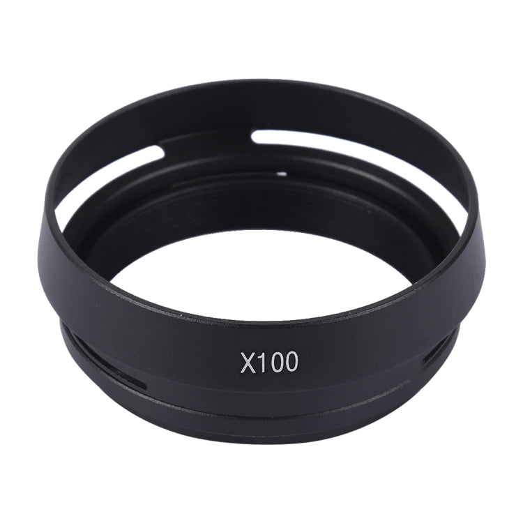 Paraluce in metallo ventilato da 49 mm per Fujifilm X100, LA-49 X100 (Black), LA-49 X100 (Silver)