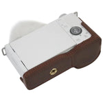 Base mezza custodia per fotocamera in pelle PU con filettatura da 1/4 di pollice per Sony ZV-E10 / ZV-E10L, For Sony ZV-E10