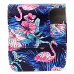 Borsa protettiva per fotocamera in pelle PU modello fenicottero per fotocamera FUJIFILM Instax Mini90, Flamingo